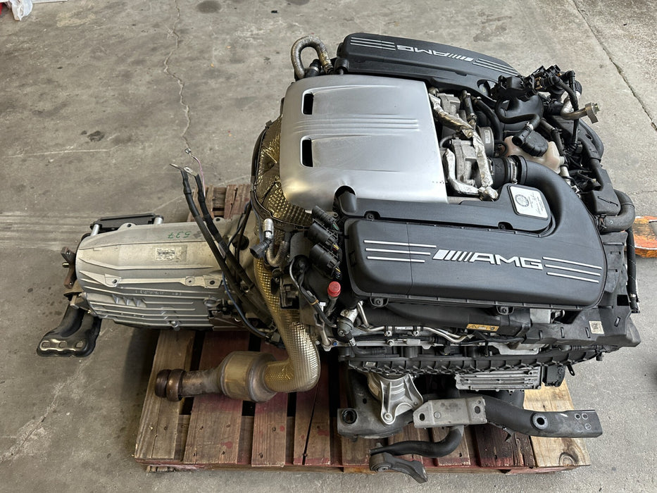 2015 MERCEDES C63S AMG EDITION 1 W205 4.0L V8 ENGINE TRANSMISSION 223K *READ*