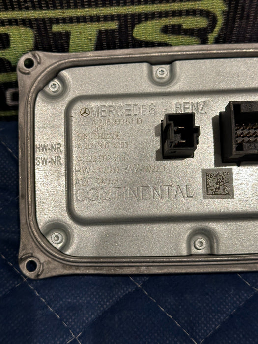 2015 MERCEDES C63 HEADLIGHT LED BALLEST CONTROL UNIT MODULE OEM 205 900 51 10