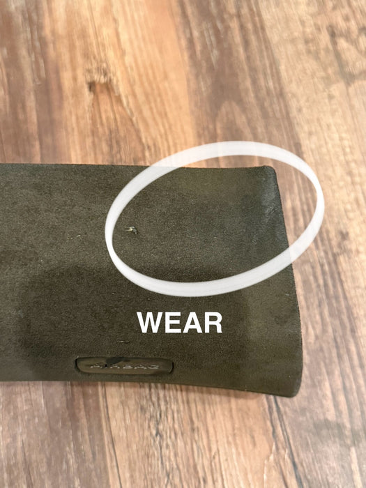 2021 AUDI R8 FRONT RIGHT ALCANTARA A PILLAR TRIM OEM 4S8 867 234 *WEAR 4-6*