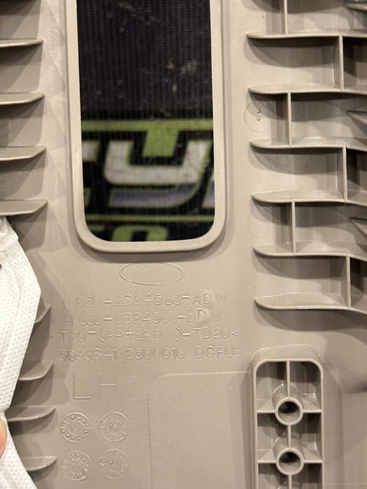 2017 2019 FORD F250 F350 LIMITED LEFT RIGHT UPPER B PILLAR TRIMS OEM ~SCRATCHES~