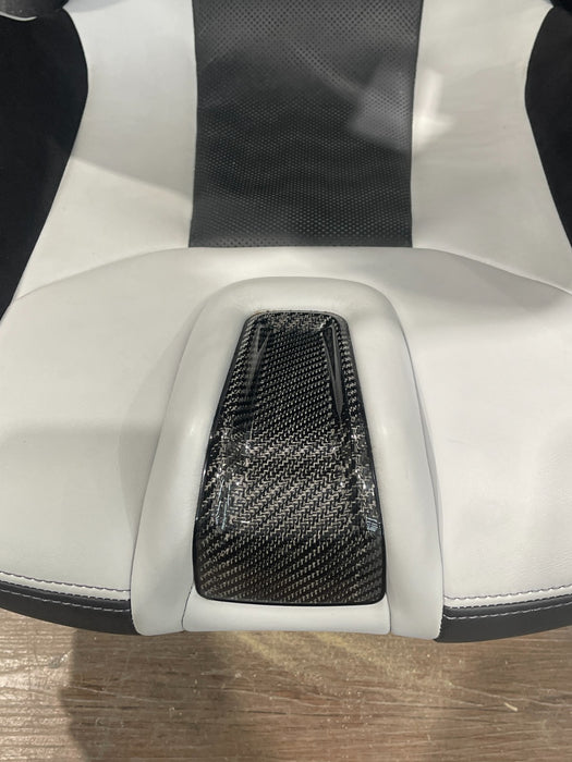 2024 BMW M3 M4 G80 G82 Carbon Bucket Seats White Carbon Fiber M Performance OEM