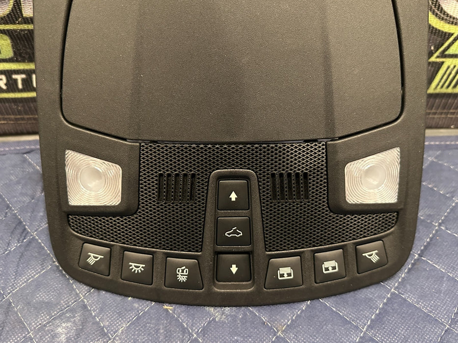 2019 FORD F150 3.5L RAPTOR BLACK OVERHEAD UPFITTER SWITCH BEZEL OEM