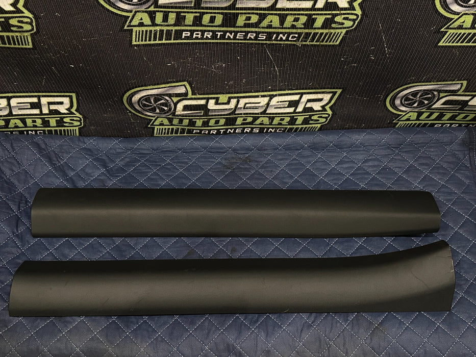 2014 AUDI R8 OEM LEFT RIGHT INNER DOOR SILL SCUFF PLATE COVER TRIM 420 853 905