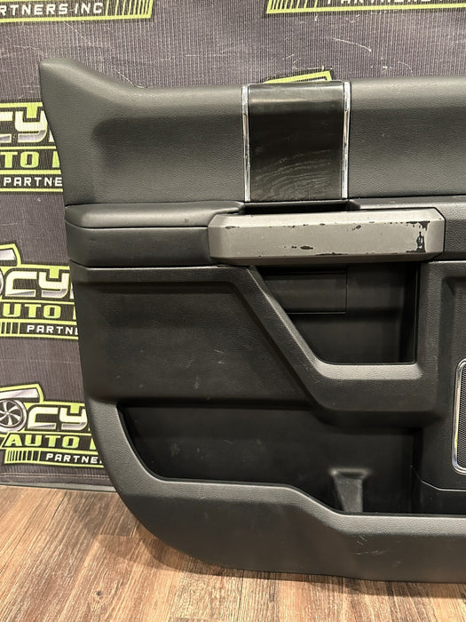 2017-2019 FORD 350 F450 PLATINUM REAR DRIVER LEFT DOOR PANEL OEM *WEAR 4-10*
