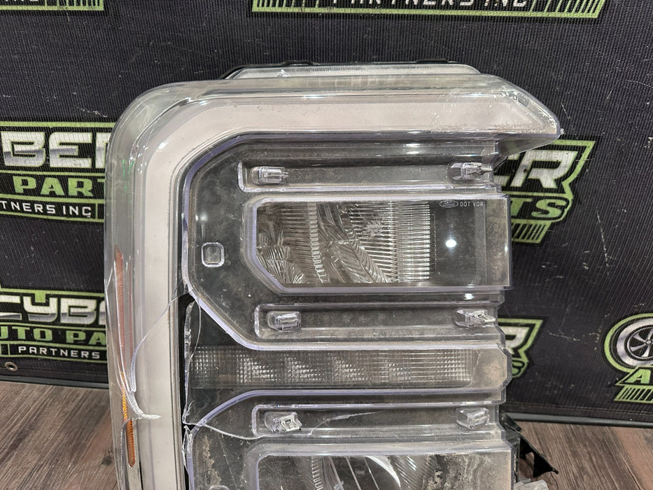 2023-24 FORD F250 F350 F450 PASSENGER RIGHT LED HEADLIGHT OEM *DAMAGED/READ*