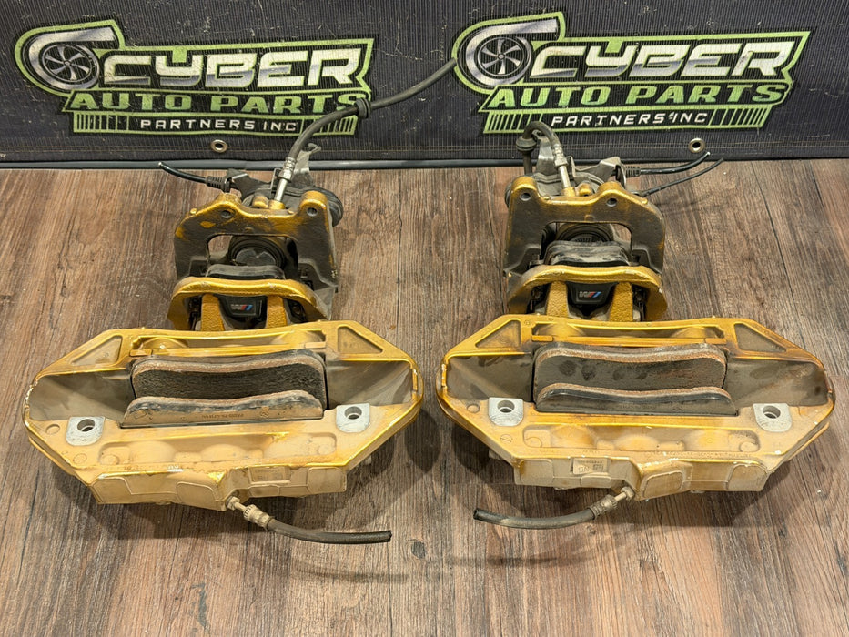 2020 BMW M8 M5 CARBON CERAMIC BREMBO BRAKE CALIPERS SET OEM 5K MILES 2021 2022