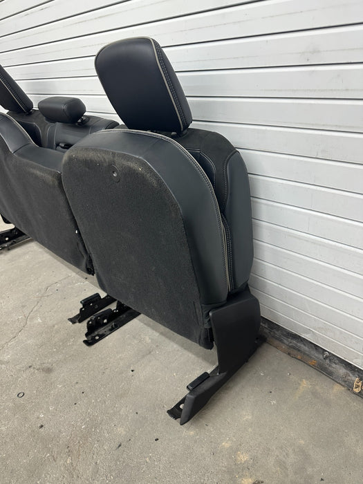 2024 DODGE RAM 3500 LARAMIE REAR LEATHER BLACK SEATS OEM *DENTS 4,5,9*