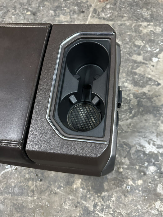 2017-2019 FORD F350 LIMITED CENTER CONSOLE ASSEMBLY OEM ~MINOR WEARS~