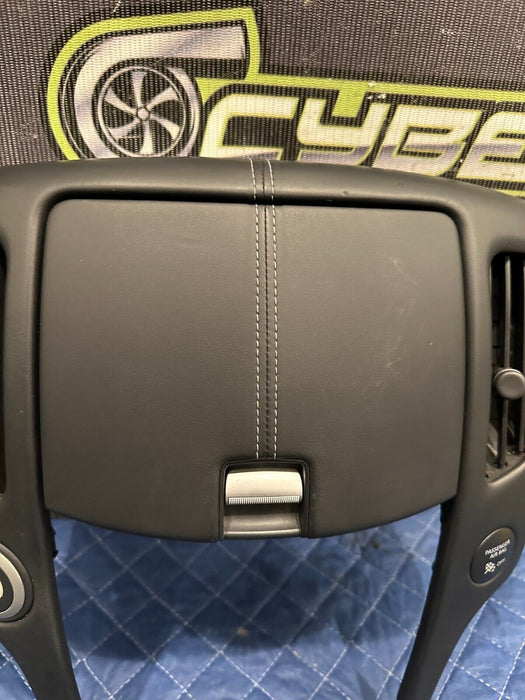 2010 NISSAN 370Z CONVERTIBLE CENTER STORAGE TRIM AC SURROUND TRIM OEM 2009-2020