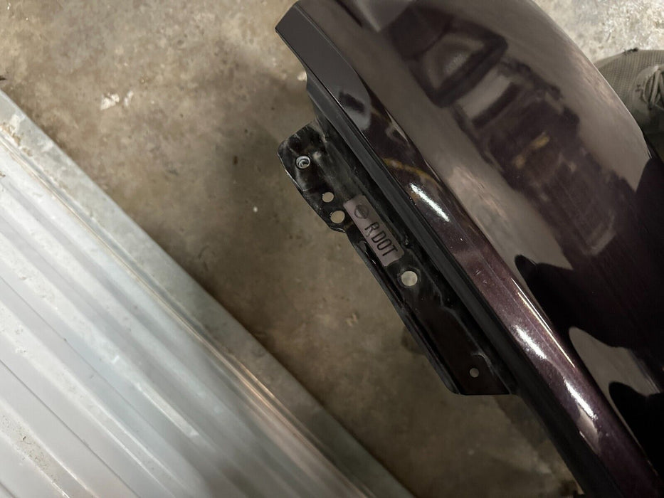 2010 NISSAN 370Z FRONT RIGHT PASSENGER FENDER OEM ~NAG~BLACK CHERRY ~MINOR WEAR~