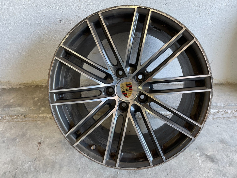 2017 Porsche 718 Boxster S 20X8.5 RIM 982601025F OEM *DAMAGE, CURB RASH*