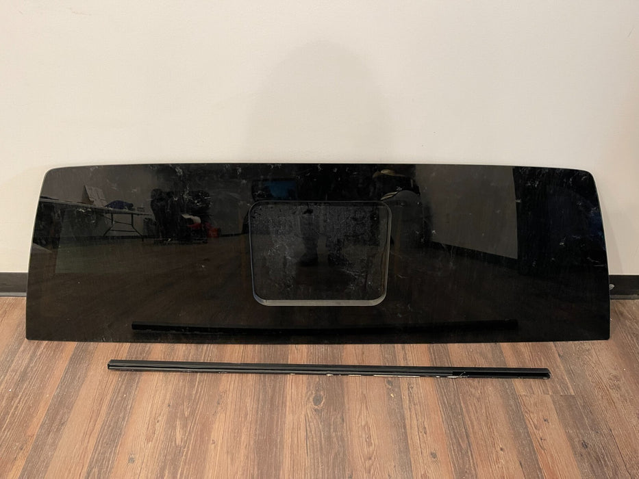 2017-2022 FORD F250 F350 F450 CAB REAR WINDOW W/ POWER SLIDING GLASS OEM
