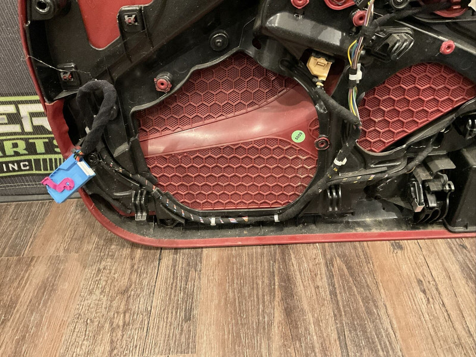 2017 PORCHE 781 FRONT LEFT DRIVER DOOR PANEL OEM~MINOR SCRATCHES/WEARS/TEARS~