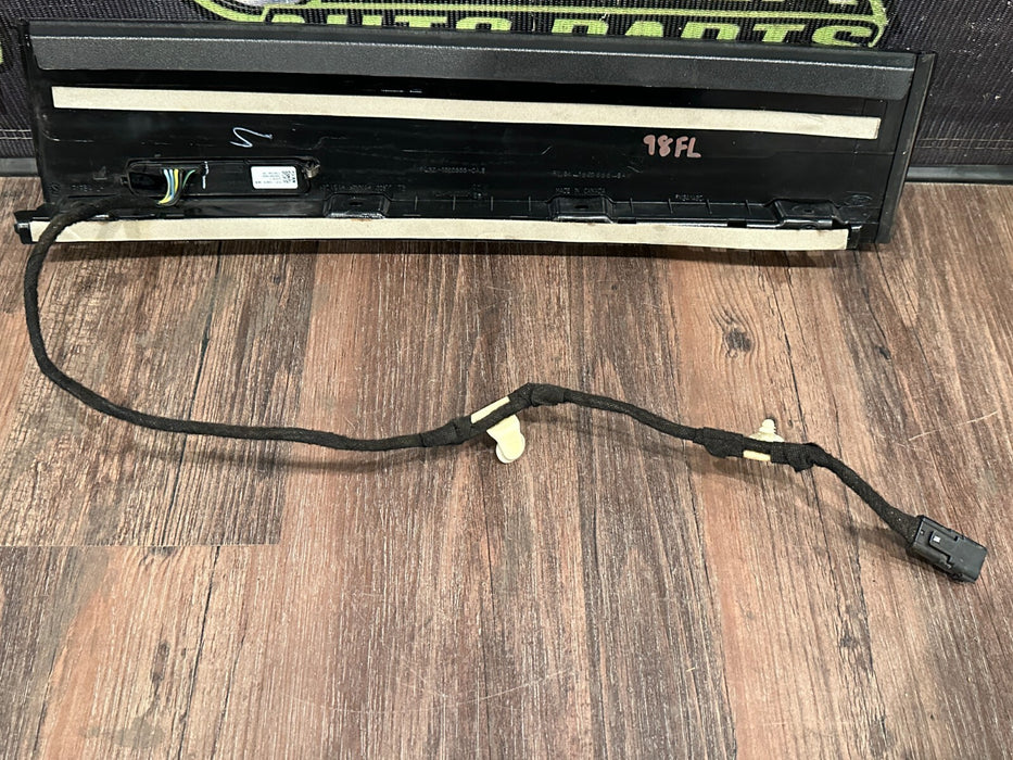 2017-19 FORD F250 F350 F450 FRONT LEFT GLOSS BLACK B PILLAR DOOR TRIM OEM *READ