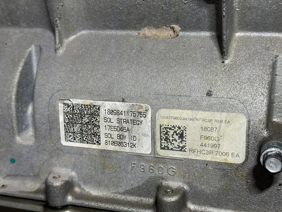 2017 2018 2019 FORD F250 F350 F450 DIESEL 6 SPEED TRANSMISSION 6R140 91K MILES