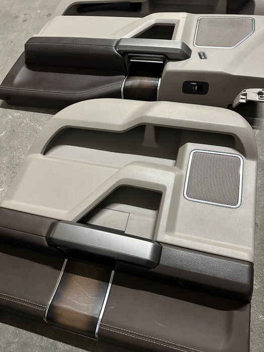 2019 FORD F250 F350 F450 LIMITED INTERIOR SEATS DOOR PANELS CONSOLE OEM