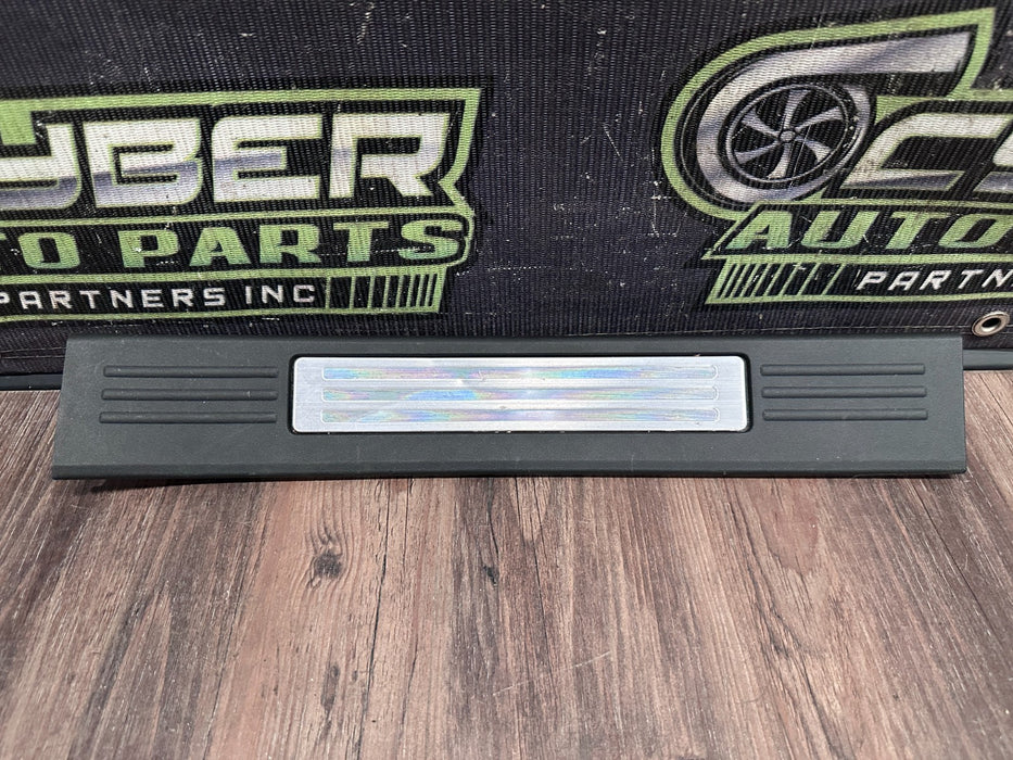 2017 NISSAN TITAN XD RESERVE FRONT REAR DOOR SILL KICK PLATE SET OEM *WEAR/READ*