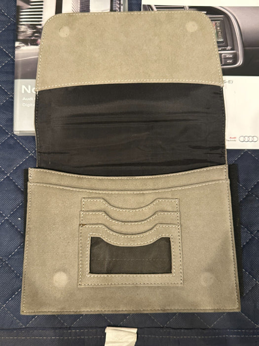 2014 AUDI R8 OWNER MANUAL BOOKLET SET GUIDE & LEATHER CASE OEM