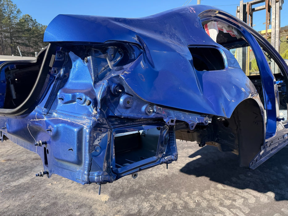 2024 BMW M3 G80 BLUE SHELL FRAME CHASSIS 4 DOOR CARBON ROOF OEM *DAMAGE*