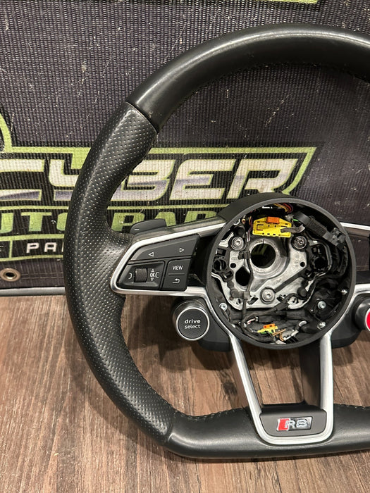 2017 AUDI R8 LEATHER STEERING WHEEL OEM *MINT*