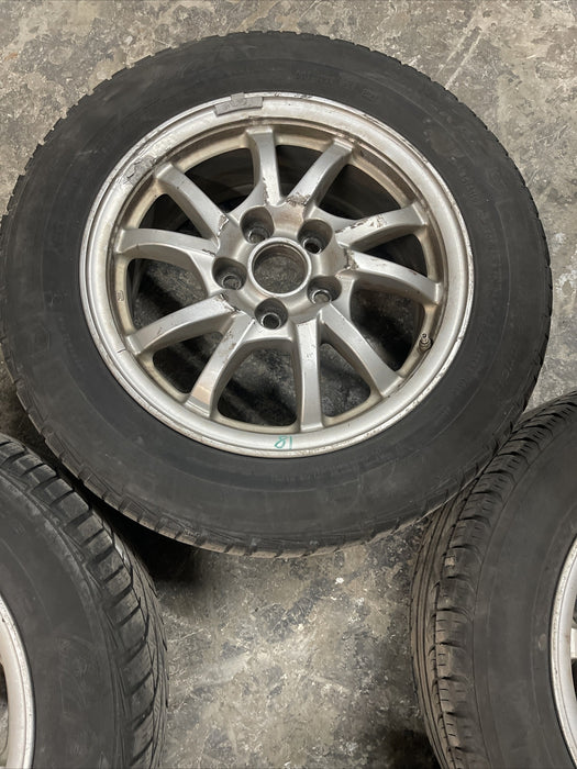 2014 TOYOTA PRIUS V WHEELS RIMS SET OEM ~CURBRASH~P205/60R16