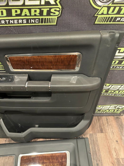 2012 DODGE RAM 3500 MEGA CAB FRONT REAR LEFT RIGHT DOOR PANEL SET OF 4 ~READ~