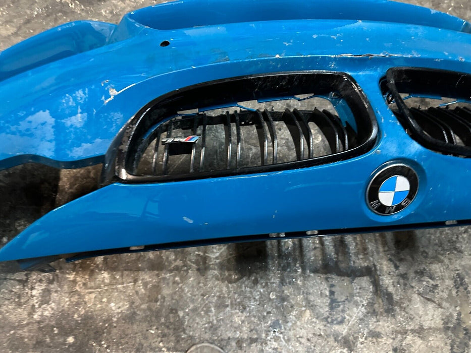 2015-2020 BMW M4 F82 FRONT BUMPER LAGUNA SECA BLUE (448) ~DAMAGE~