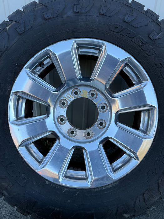 2022 FORD F250 F350 PLATINUM WHEELS 8X170 W/ 35" TOYO 35X12.50 TIRES