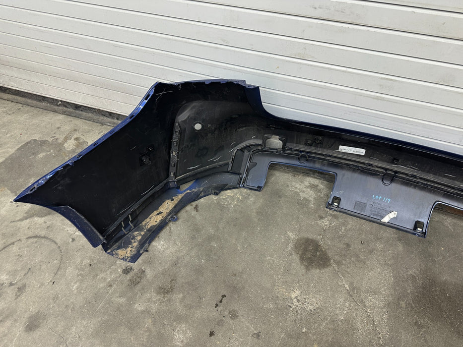 2024 BMW M3 M4 G80 G82 REAR BUMPER COVER BLUE OEM *COSMETIC WEAR 9-11*
