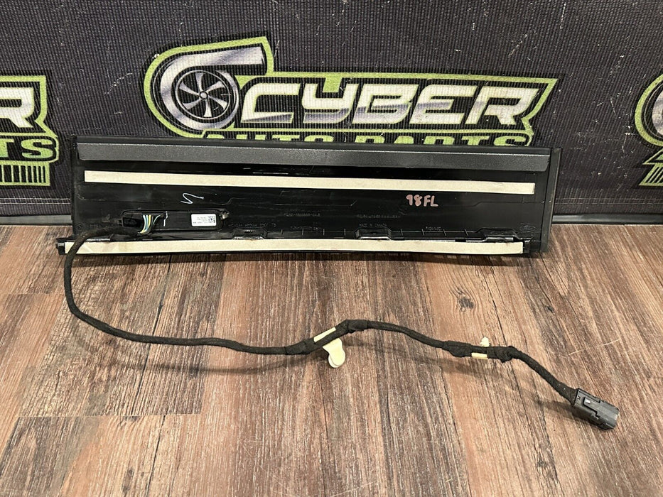 2017-19 FORD F250 F350 F450 FRONT LEFT GLOSS BLACK B PILLAR DOOR TRIM OEM *READ