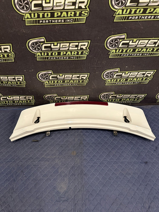2014 PORSCHE 911 TURBO S 991 REAR ACTIVE SPOILER WING BASE W 3RD BRAKE LIGHT OEM