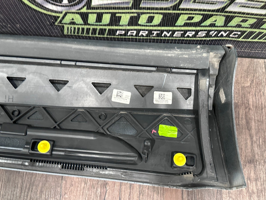 2020 AUDI RS Q8 REAR LEFT LOWER DOOR MOLDING CARBON FIBER TRIM OEM 4M8 853 969 D