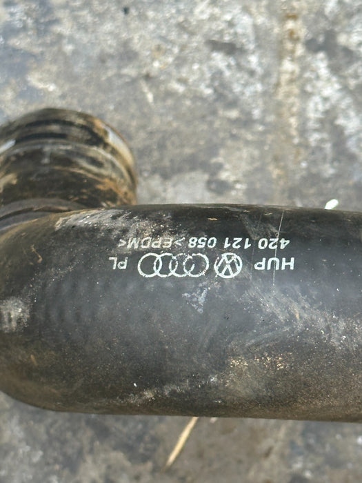 2014 AUDI R8 PASSENGER RIGHT COOLANT HOSE PIPE OEM 420 121 071 420121071