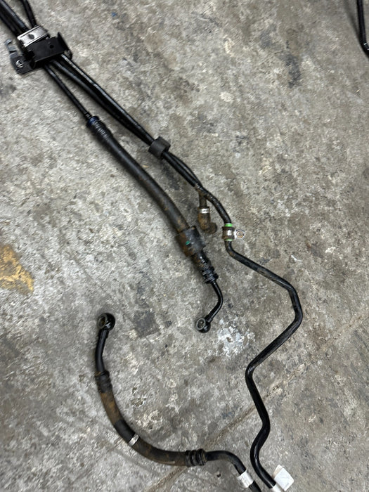 2012 AUDI R8 OEM FRONT POWER STEERING OIL COOLER RADIATOR W/ PIPE LINES HOSES