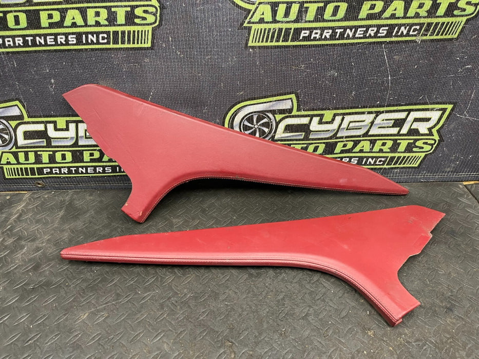 PORSCHE 718 982 BOXSTER S CENTER CONSOLE SIDE PIECES ASSEMBLY OEM
