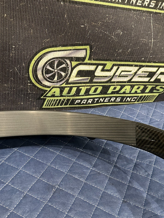 2014 AUDI R8 DASH DASHBOARD CARBON FIBER COVER FRAME 423 857 171 A OEM ~SCUFFS~