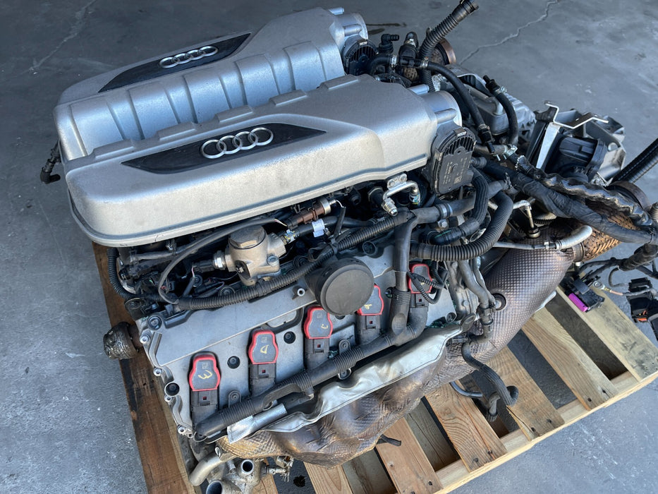 2021 AUDI R8 5.2L V10 ENGINE 7 SPEED S-TRONIC TRANSMISSION 14K MILES