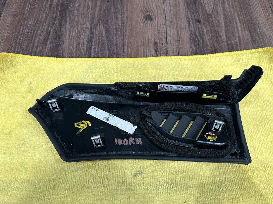 2017-18 AUDI R8 INTERIOR CARBON FIBER TRIM SET PANELS OEM *READ DESCRIPTION*