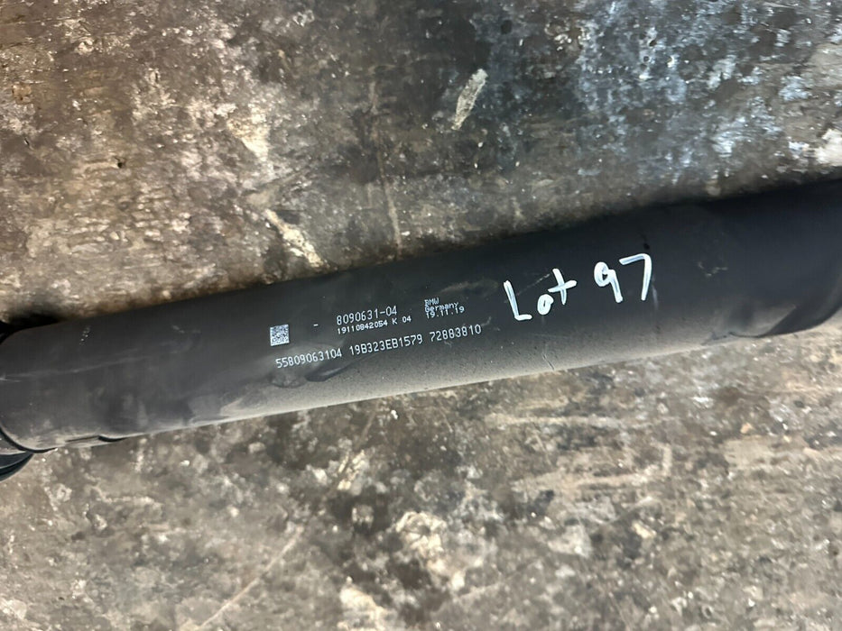 2020 BMW M4 F82 OEM REAR PROPELLER DRIVE SHAFT ASSEMBLY 8090631 04