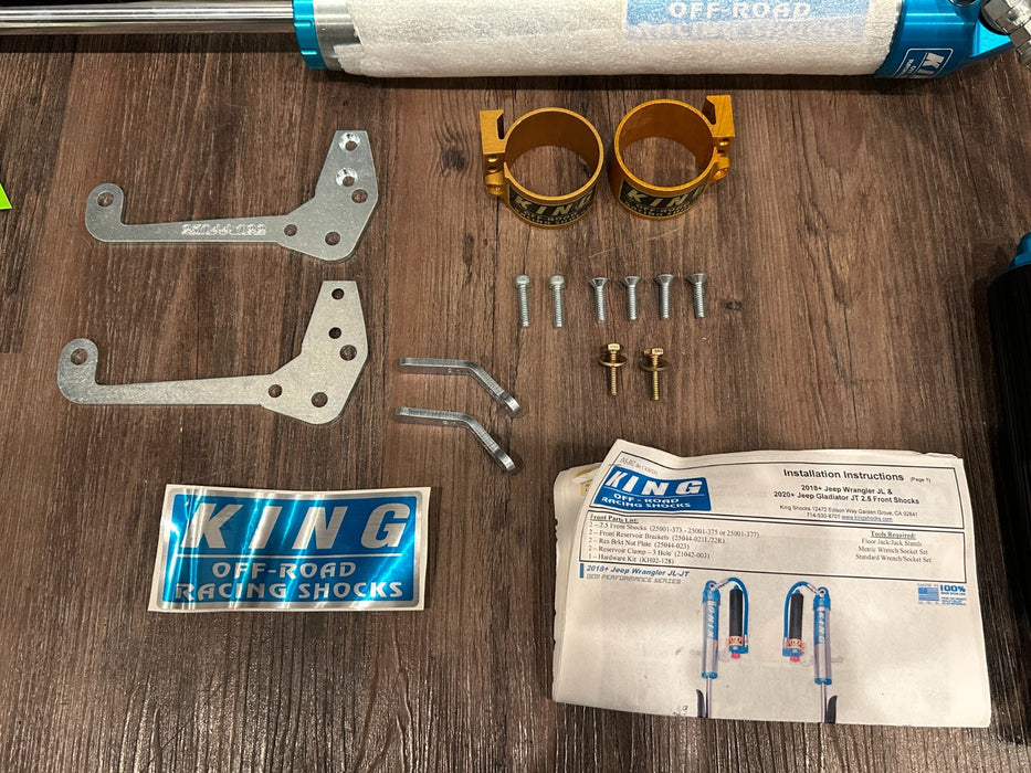 2018 JEEP WRANGLER 2020 GLADIATOR KING FRONT LEFT KING OFF ROAD RACING SHOCK 2.5
