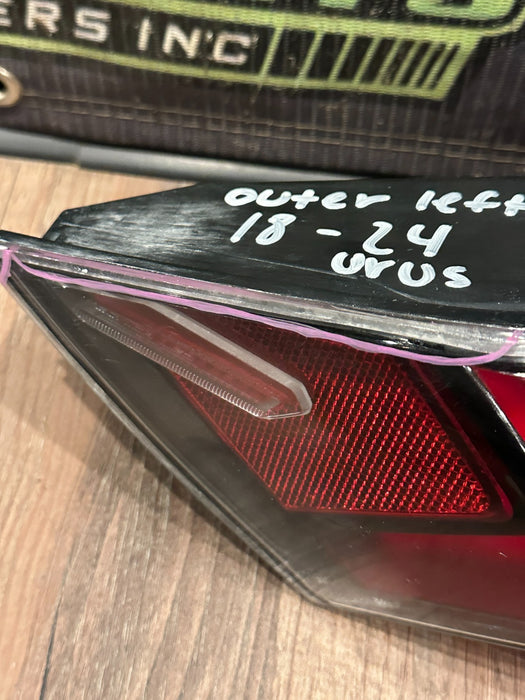 2018-2024 LAMBORGHINI URUS OUTER LEFT TAIL LIGHT OEM *FLAWS/CHIPPED 4-7*