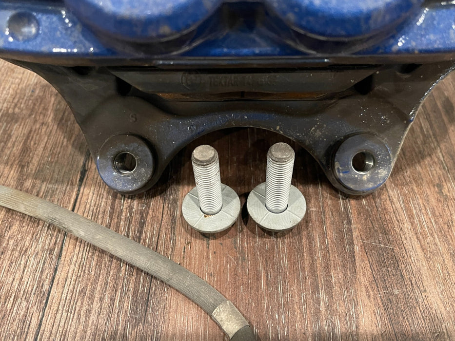 2020 BMW M4 F82 FRONT REAR LEFT RIGHT BLUE BREMBO BRAKE CALIPERS (448) OEM *READ