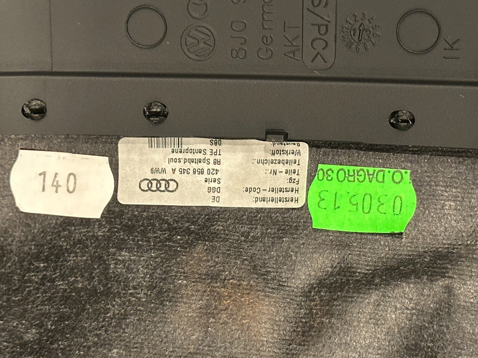 2014 AUDI R8 STEERING COLUMN TRIM COVER PANEL SHROUD OEM 8J0 953 515