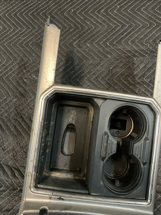 2017-2019 FORD F250 F350 PLAT￼INUM CENTER CONSOLE TRIM OEM~COSMETIC DAMAGE~
