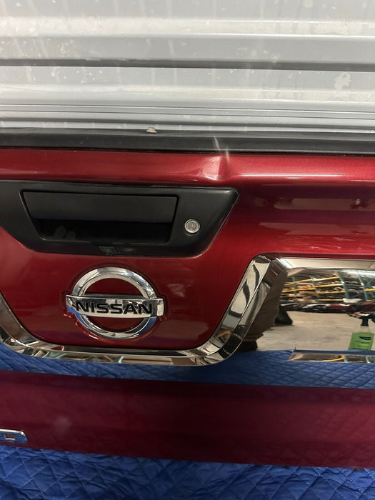 2016 NISSAN TITAN XD PLATINUM RESERVE CAYENNA RED TAILGATE ~MINOR DENTS~ OEM