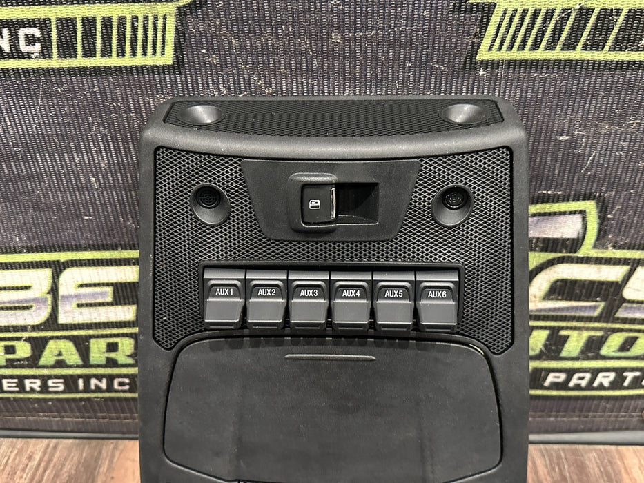 2017-2019 FORD F250 F350 F450 OVERHEAD UPFITTER SWITCH BEZEL PANEL OEM