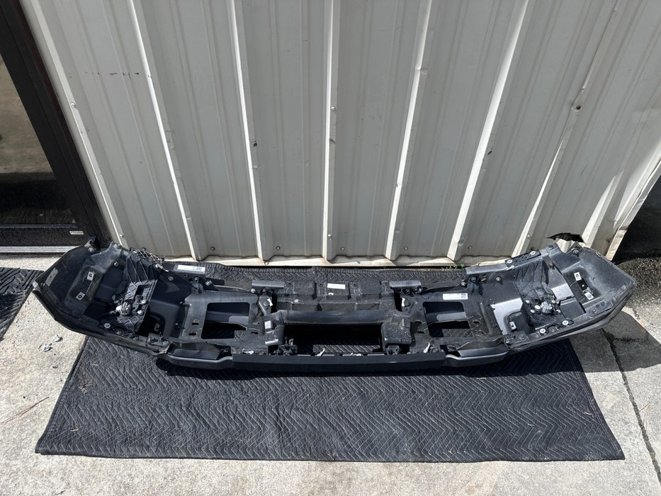 2023 2024 2025 FORD F250 F350 FRONT BUMPER ASSEMBLY CARBONIZED GRAY OEM