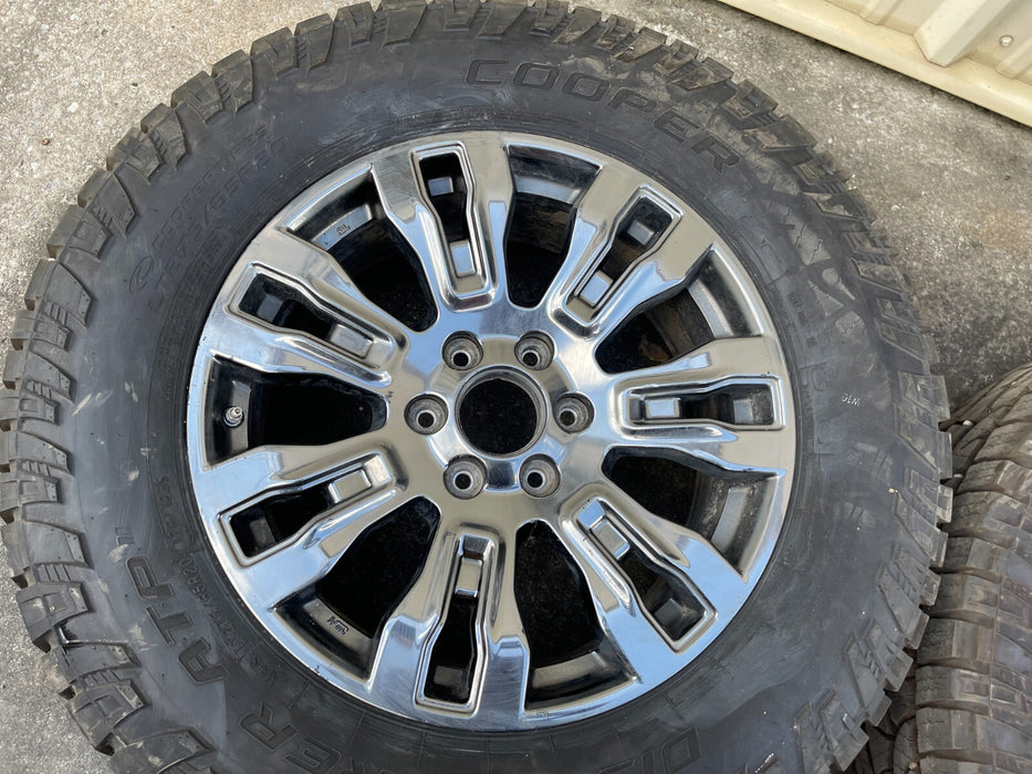 6x5.5 (6x139.7) NISSAN TITAN XD PLATINUM RESERVE 20X7.5 WHEELS LT275/65R20 TIRES