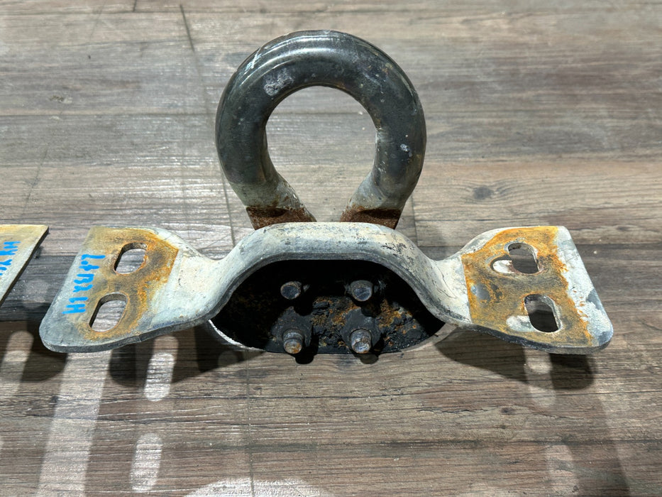 2017-2019 FORD F250 F350 F450 LEFT RIGHT TOW HOOK PAIR OEM