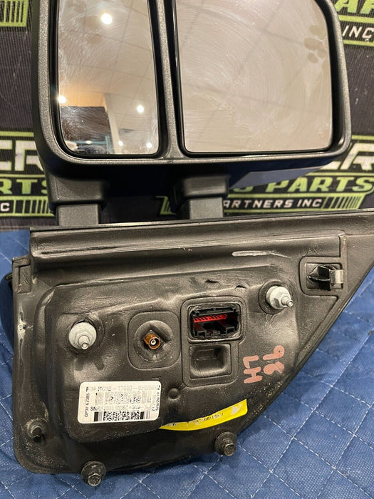 2017-2022 FORD F250 F350 F450 DRIVER LEFT TOW MIRROR OEM CAMERA BLIND SPOT~READ~